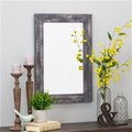 Aspire Home Accents Aspire Home Accents 6084 Morris Wall Mirror; Gray - 30 x 20 in. 6084